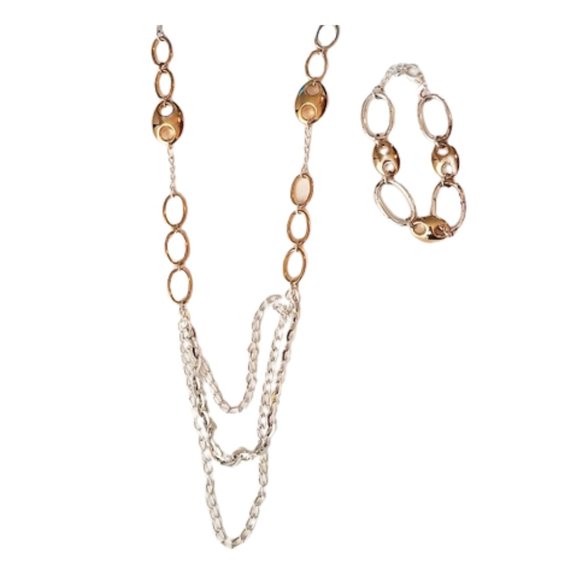 AVON Collier Long Look New York Necklace  Bracelet Gift Set 2009 - Bundle of 2 - Picture 3 of 7